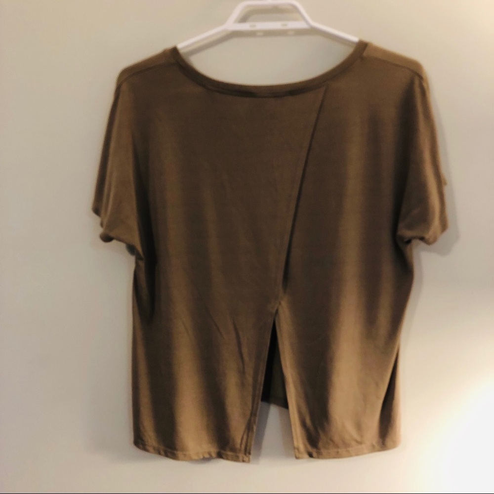 High/Low Tee with slightly open back
